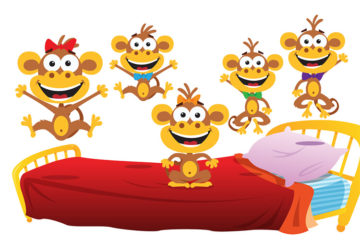 Five Little Monkeys (5 chú khỉ con)