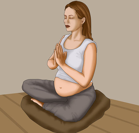  Tập yoga hoặc bất cứ môn thể thao nào thường xuyên rất tốt cho mẹ bầu. 