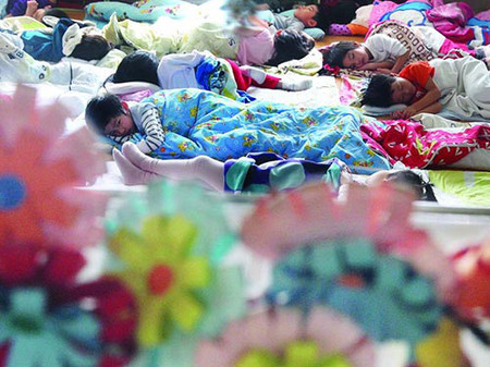 Các trường mầm non ở Đài Loan rất coi trọng giờ ngủ trưa